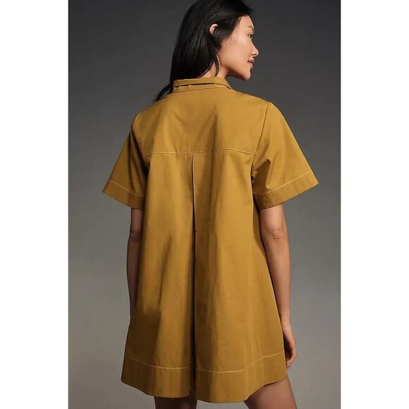 NWT Anthropologie The Jeannie Short-Sleeve A-Line Mini Dress by Maeve $148 XL - Picture 6 of 8